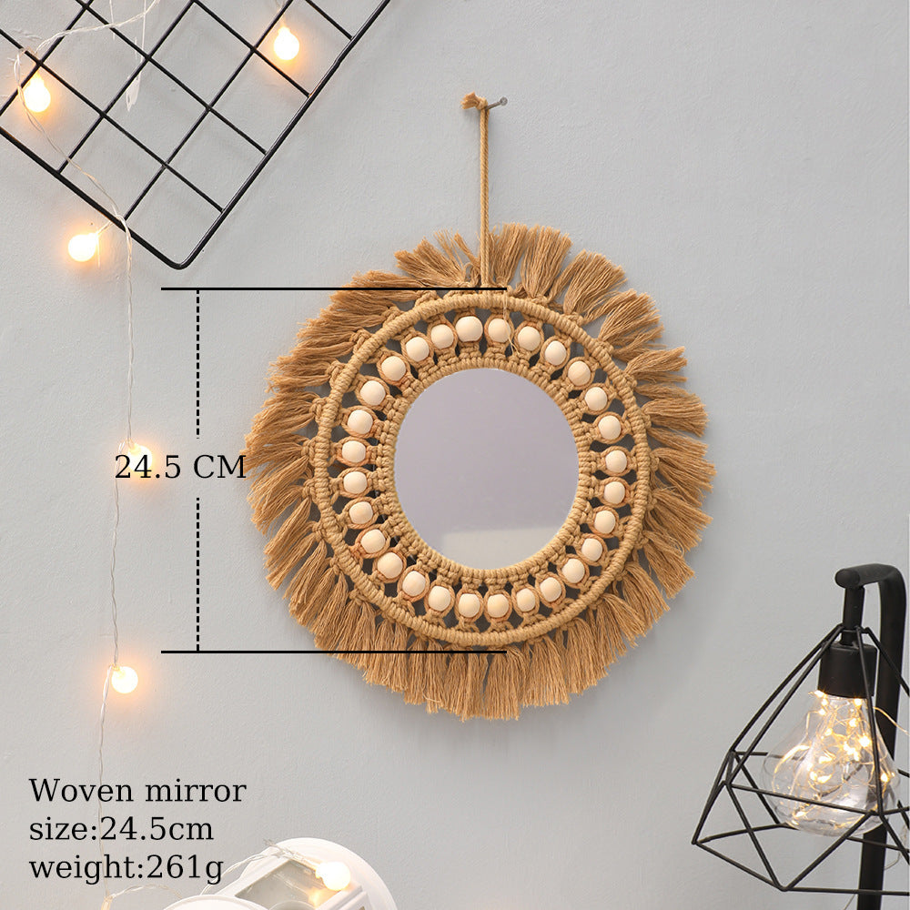 Ins Nordic Makeup Mirror Home Decoration Wall Hanging