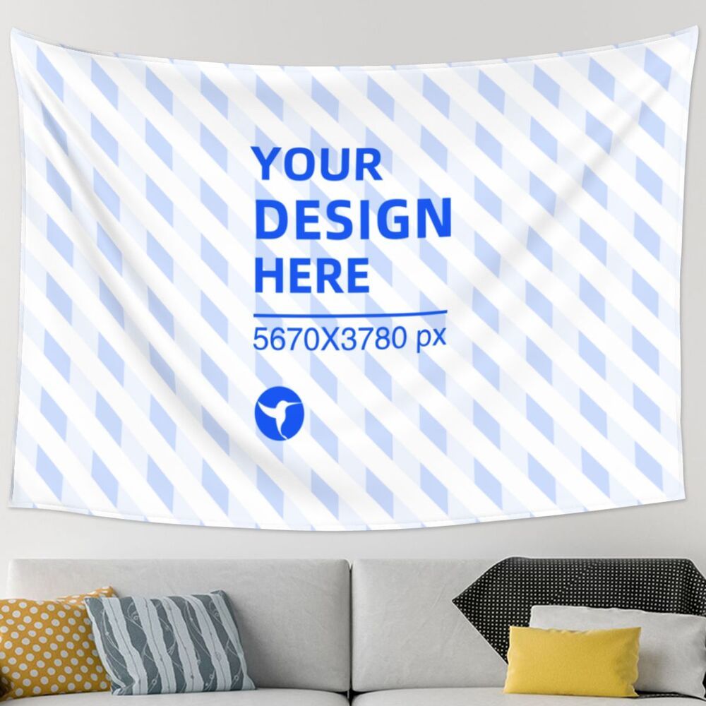 90x60in Horizontal Soft Texture Wall Decor Tapestry