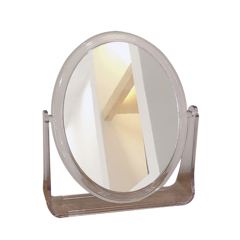 Dressing Table Mirror Desktop Double-sided Desktop Portable Home Bedroom