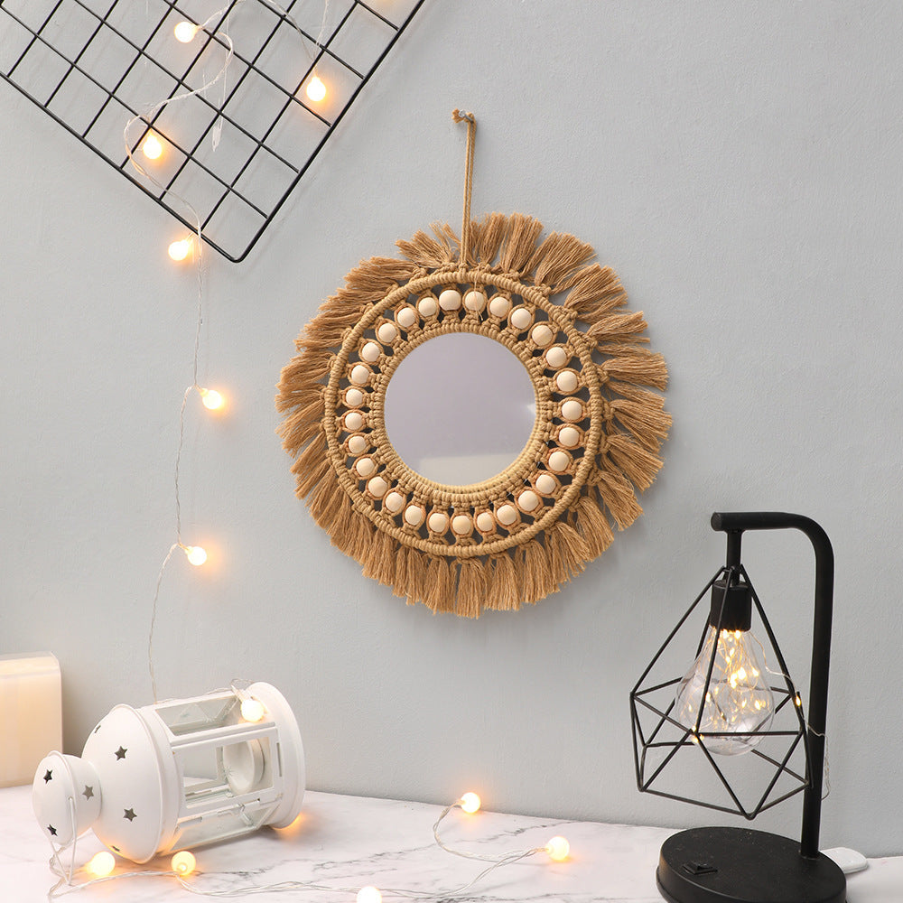 Ins Nordic Makeup Mirror Home Decoration Wall Hanging