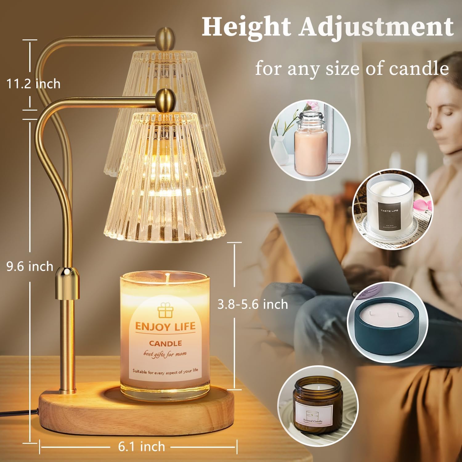 Candle Warmer Lamp for Home Décor