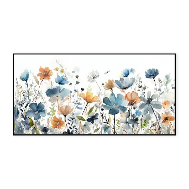 Handmade Oil Painting Canvas Wall Art Decoration Watercolor Fresh And Delicate Flowers For Home Living Room Dining Room Decor Rolled Frameless Unstretched Painting