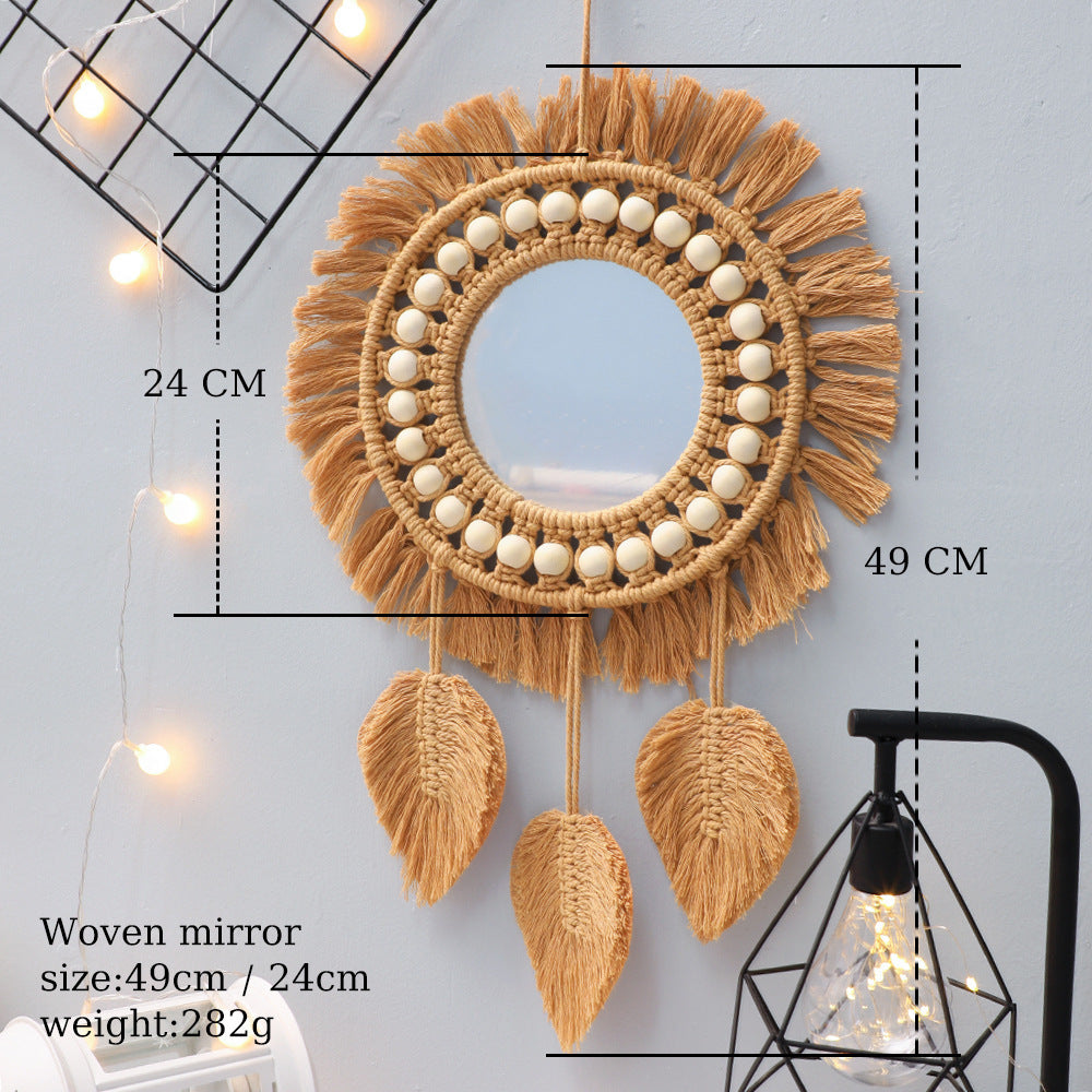 Ins Nordic Makeup Mirror Home Decoration Wall Hanging
