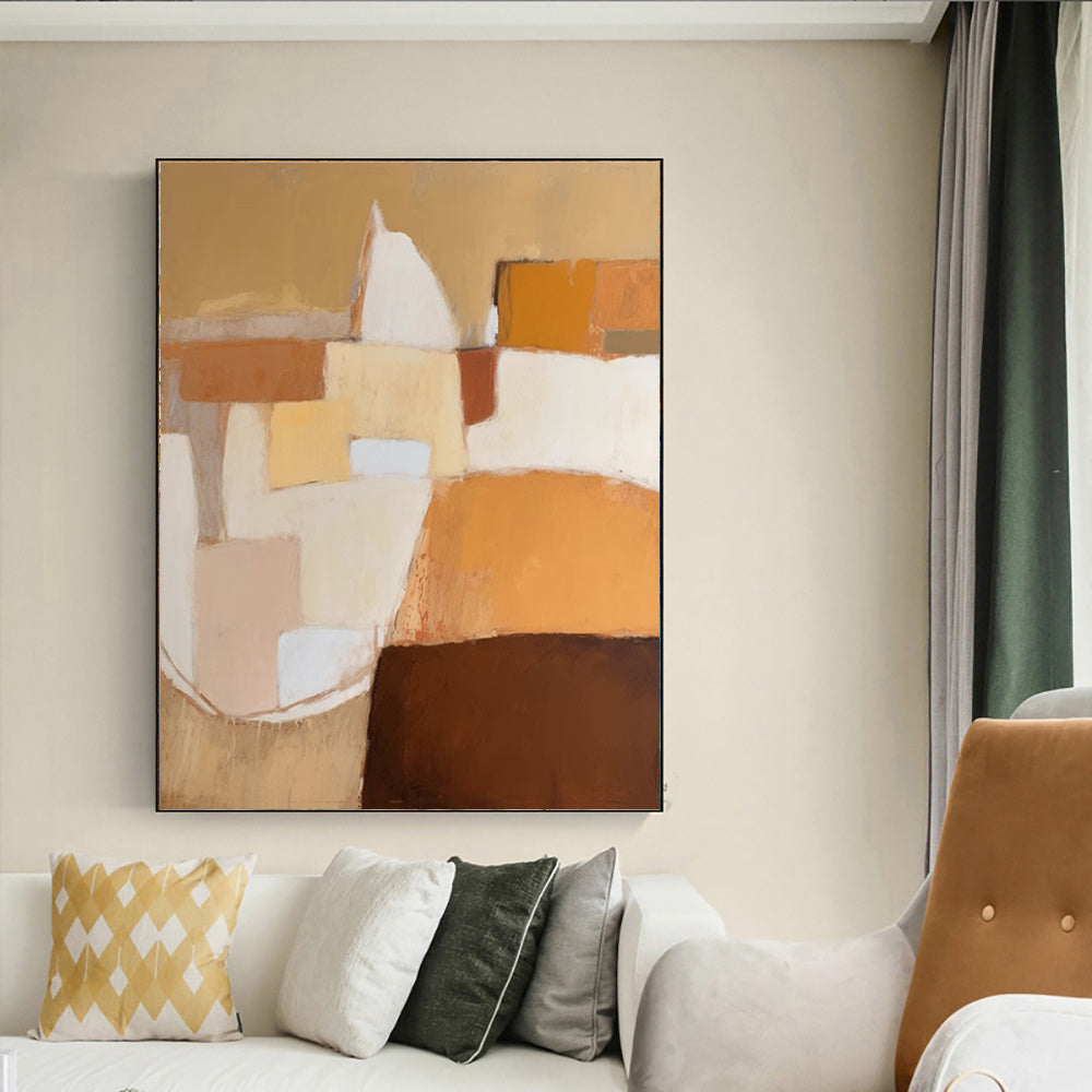 Handmade Oil Painting Canvas Wall Art Decoration Abstract For Home Living Room Decor Rolled Frameless Unstretched Painting