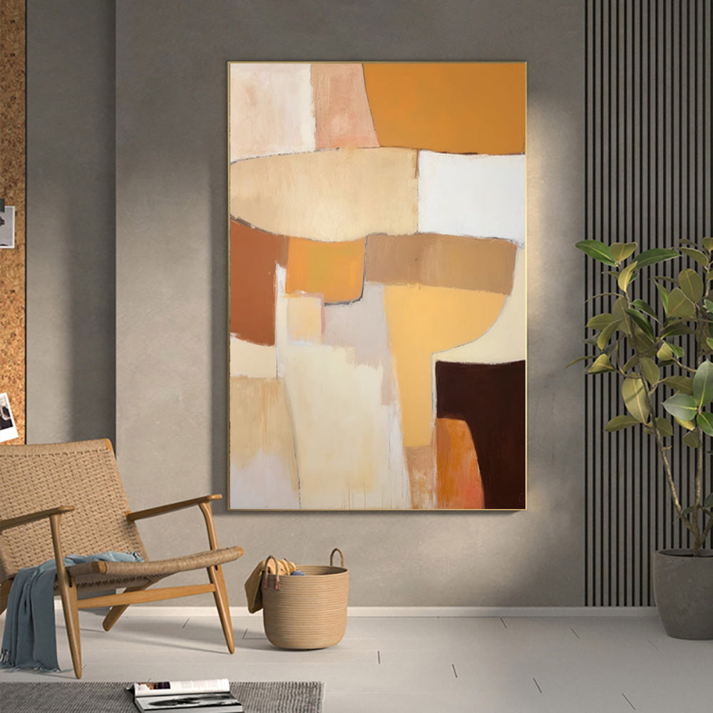 Handmade Oil Painting Canvas Wall Art Decoration Abstract For Home Living Room Decor Rolled Frameless Unstretched Painting